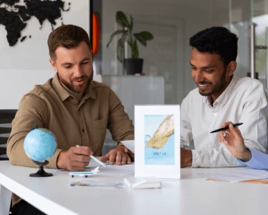 Translator in Atascadero working on certified translations for clients in need of notarized documents and global validation.